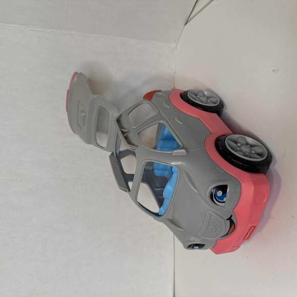 Fisher Price Little People SUV DLF22 Gray & Pink - Has Sounds! Tested & Working - Picture 1 of 10